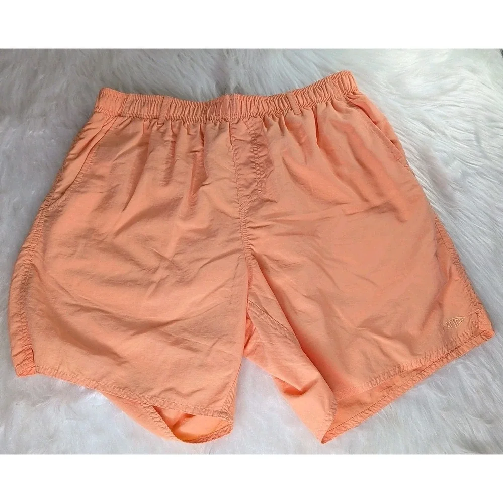AFCO Men's Lined Swim Shorts Size Large NWT Orange